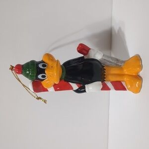 Looney Tunes' Daffy Duck Warner bros 1989 CHRISTMAS ORNAMENT